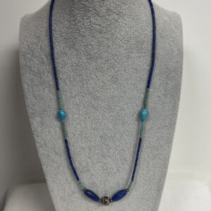Lapis and turquoise necklace #021
