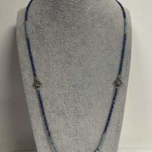 Lapis and turquoise necklace #019