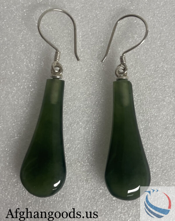 Jade Earrings #014 - Image 2