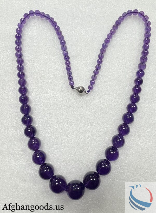 Amethyst Necklace #058 - Image 2